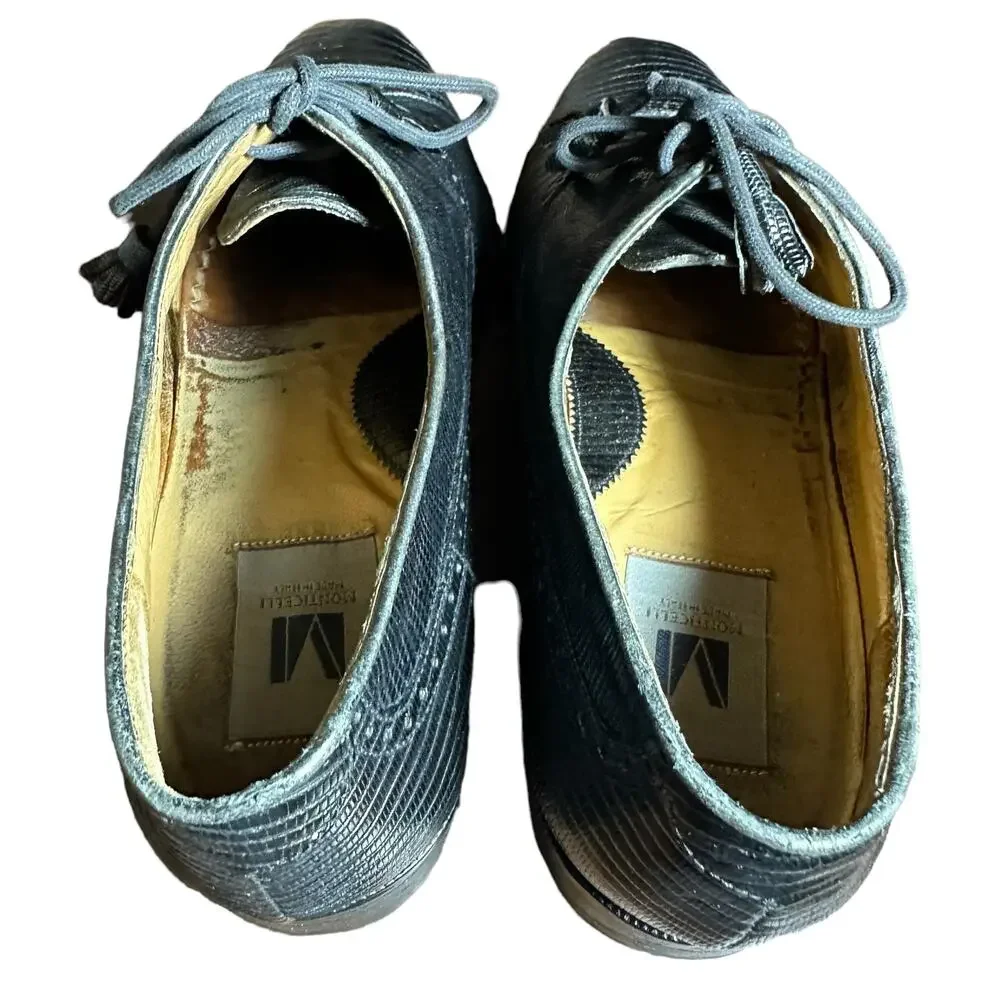 Monticelli Leather Oxford Dress Shoes - Size 9.5